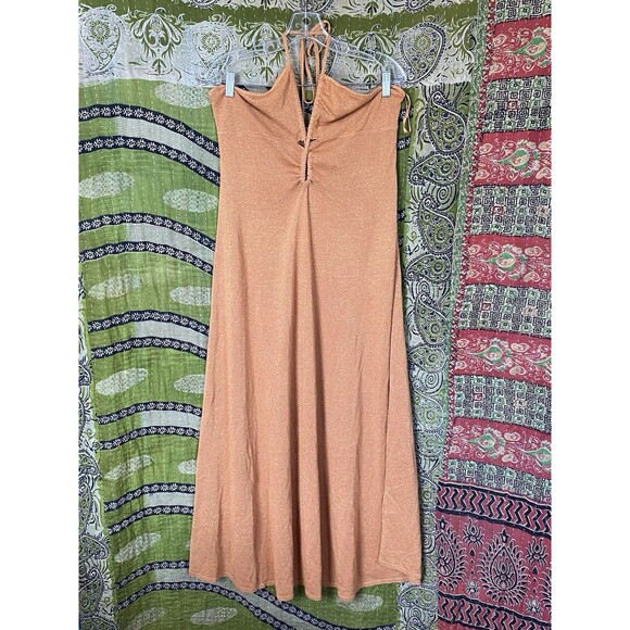 NWT Bec + Bridge x Free People Desert Sun Indya Knit Maxi Cutout Dress Size 12 - Picture 6 of 16